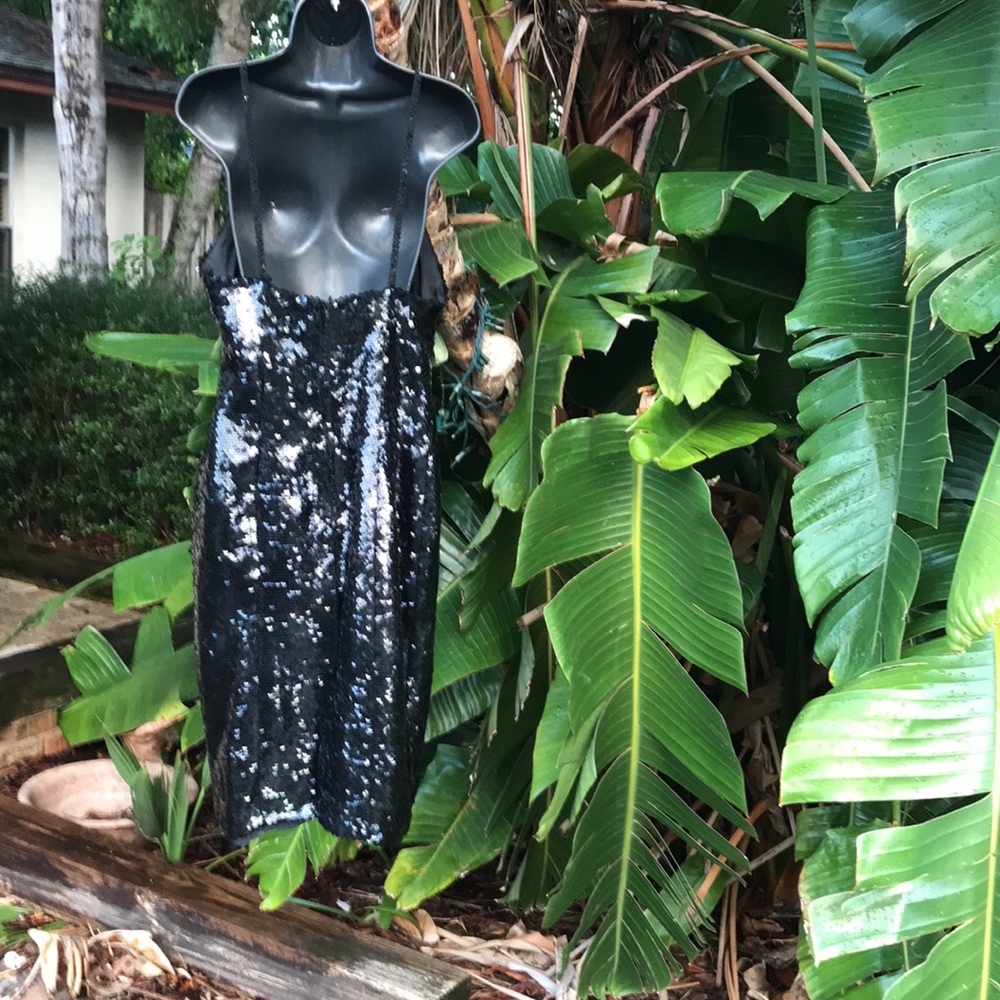 Vintage Datiani sequin slipdress - Picture 6 of 14